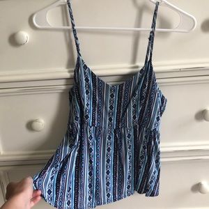 Tribal Spaghetti Strap Tank